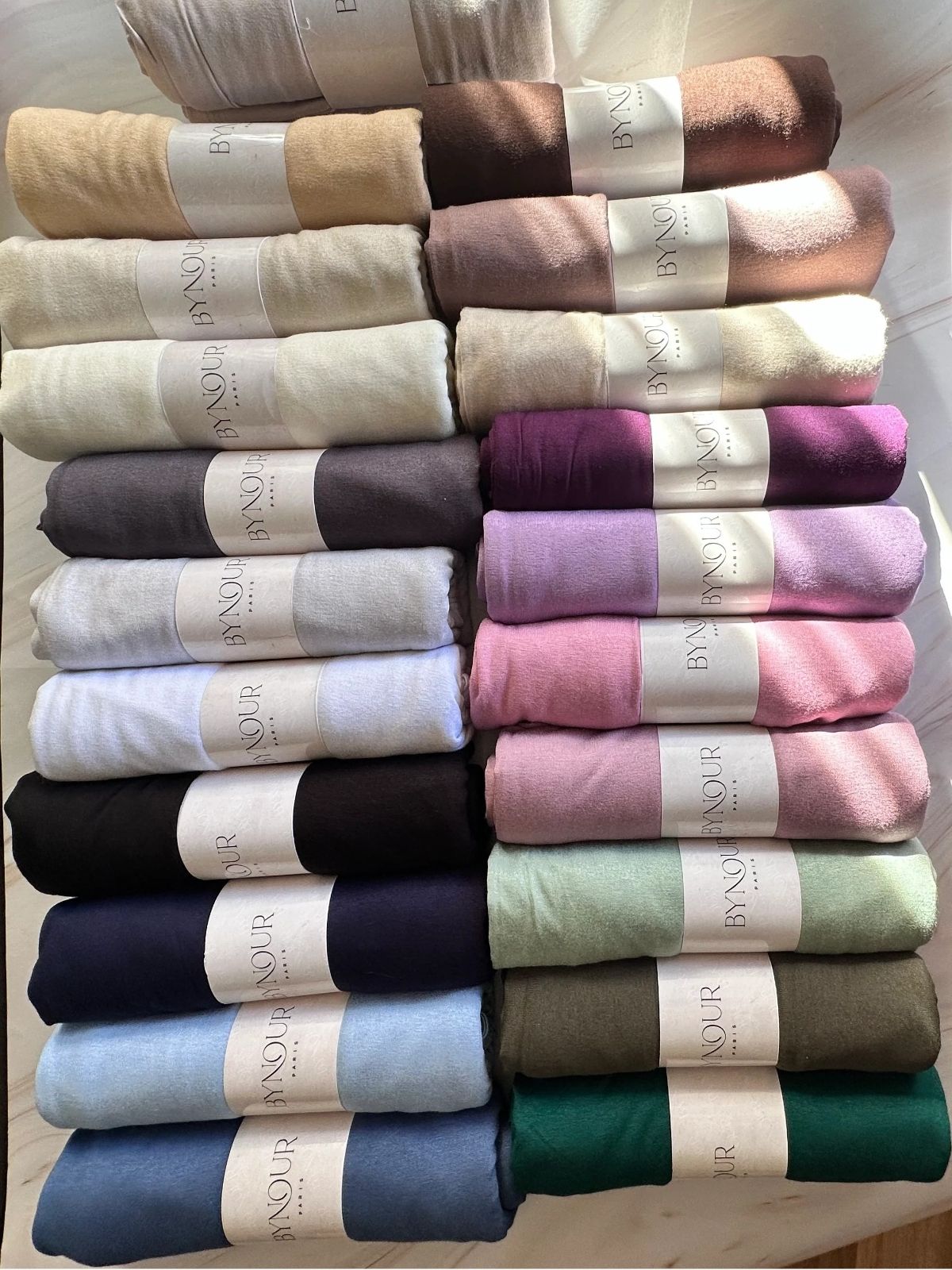 Hijab Modal Coton BYNOUR - Hijab Opaque Respirant 210cm