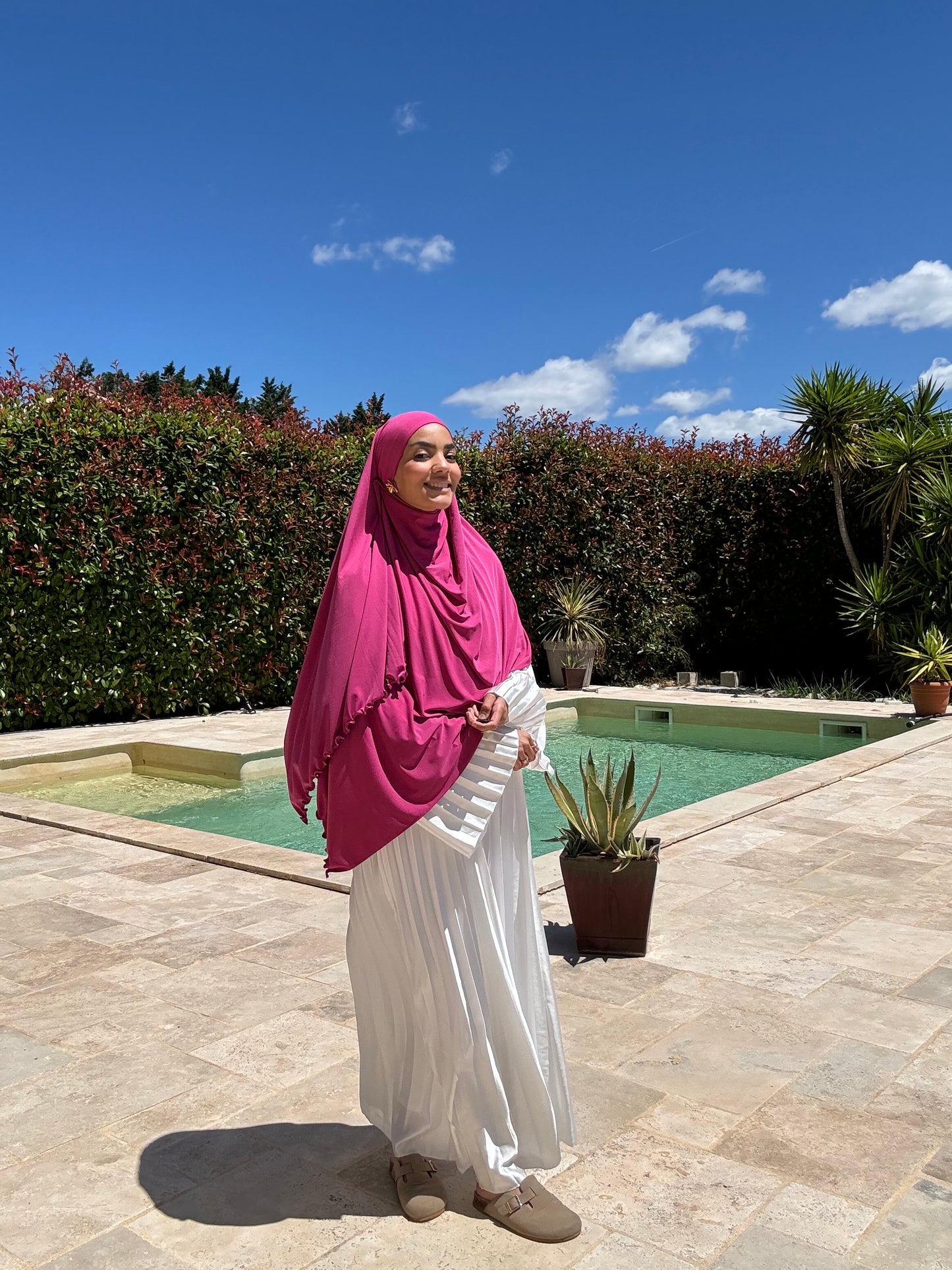 Hijab Froufrou Jersey Premium BYNOUR - Hijab Élégant