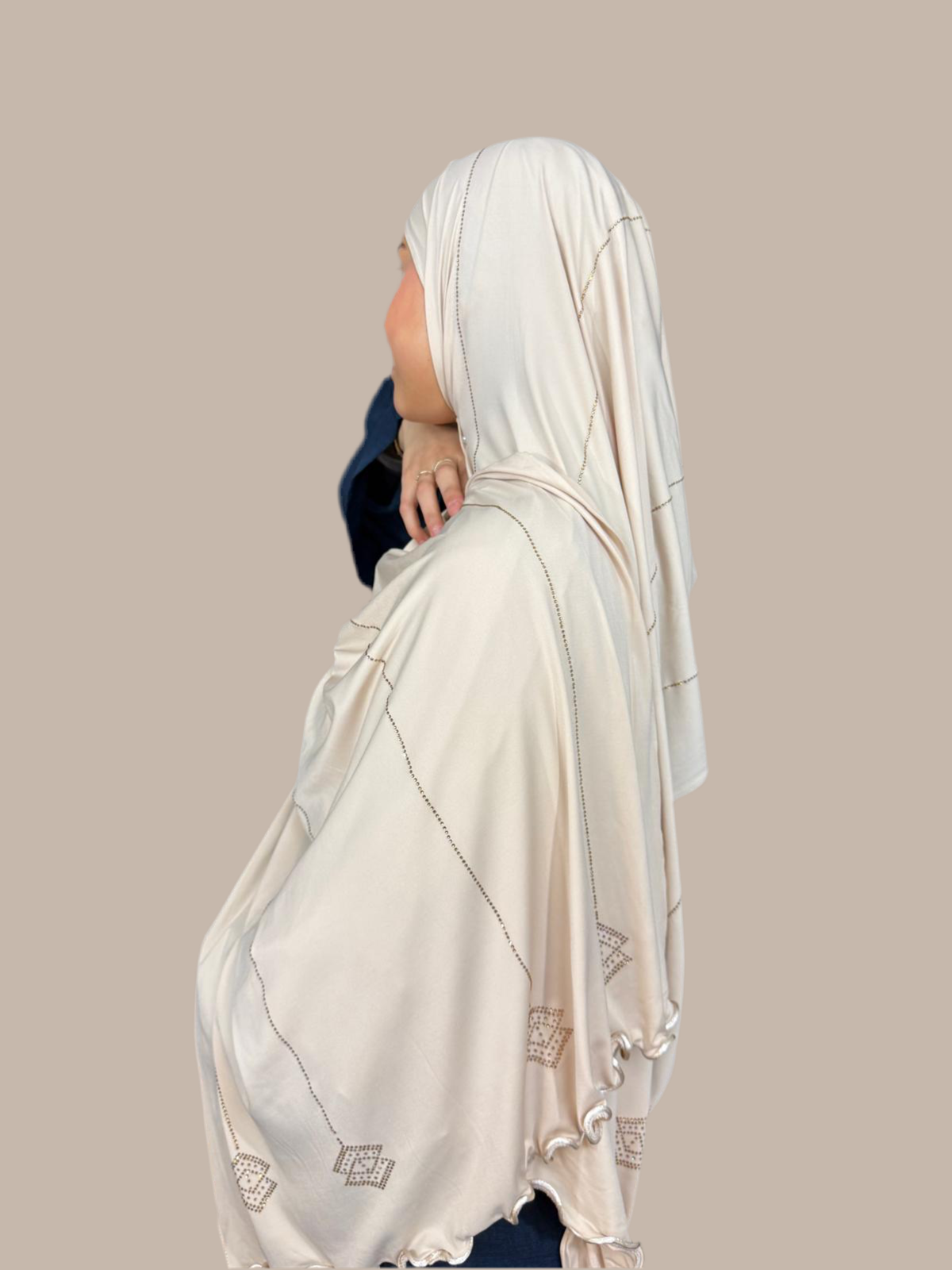 Jersey Luxe Premium Frisé Strass