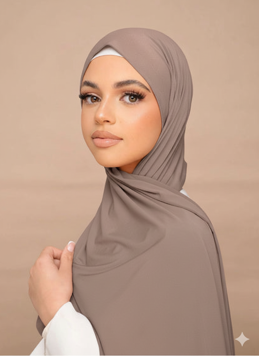 Hijab Jersey Premium Luxe BYNOUR - Maxi Hijab Opaque 200cm