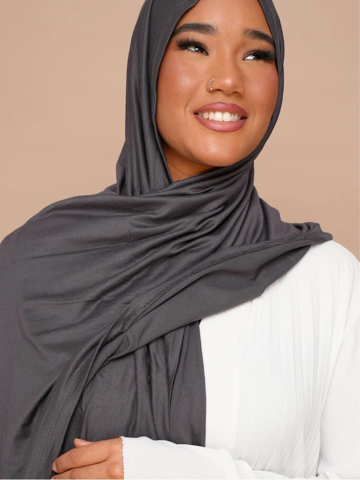 Hijab Jersey Modal Coton BY NOUR – vue produit 4