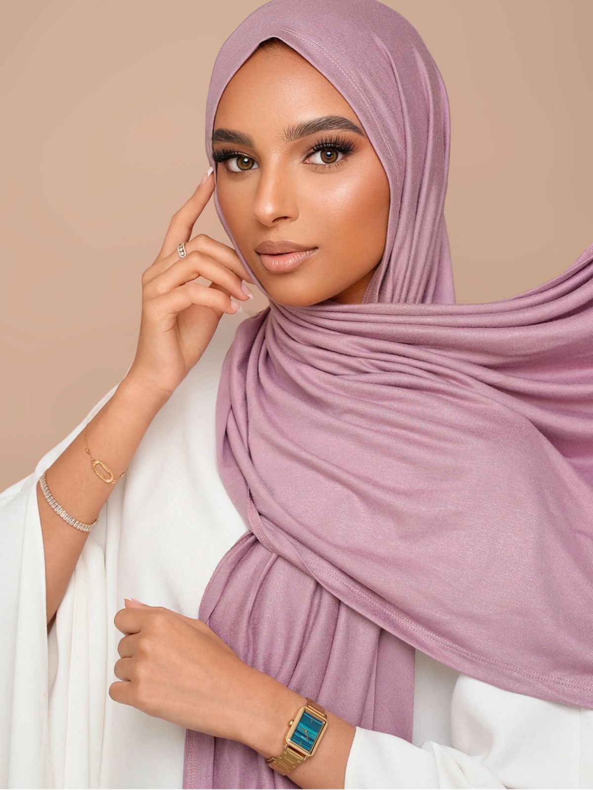 Hijab Jersey Modal Coton BY NOUR – vue produit 3