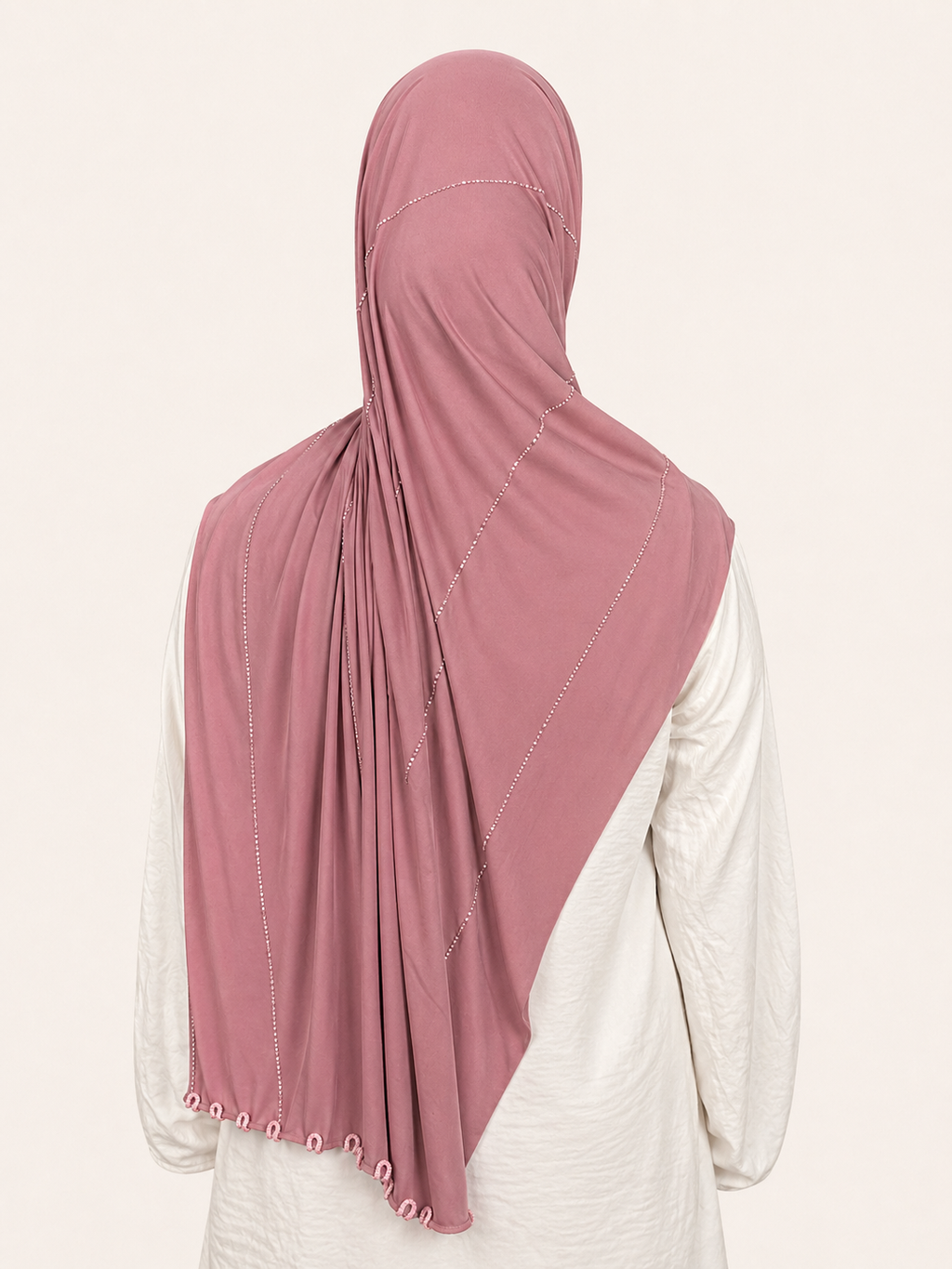 Hijab Jersey Strass Froufrou BY NOUR – vue produit 7