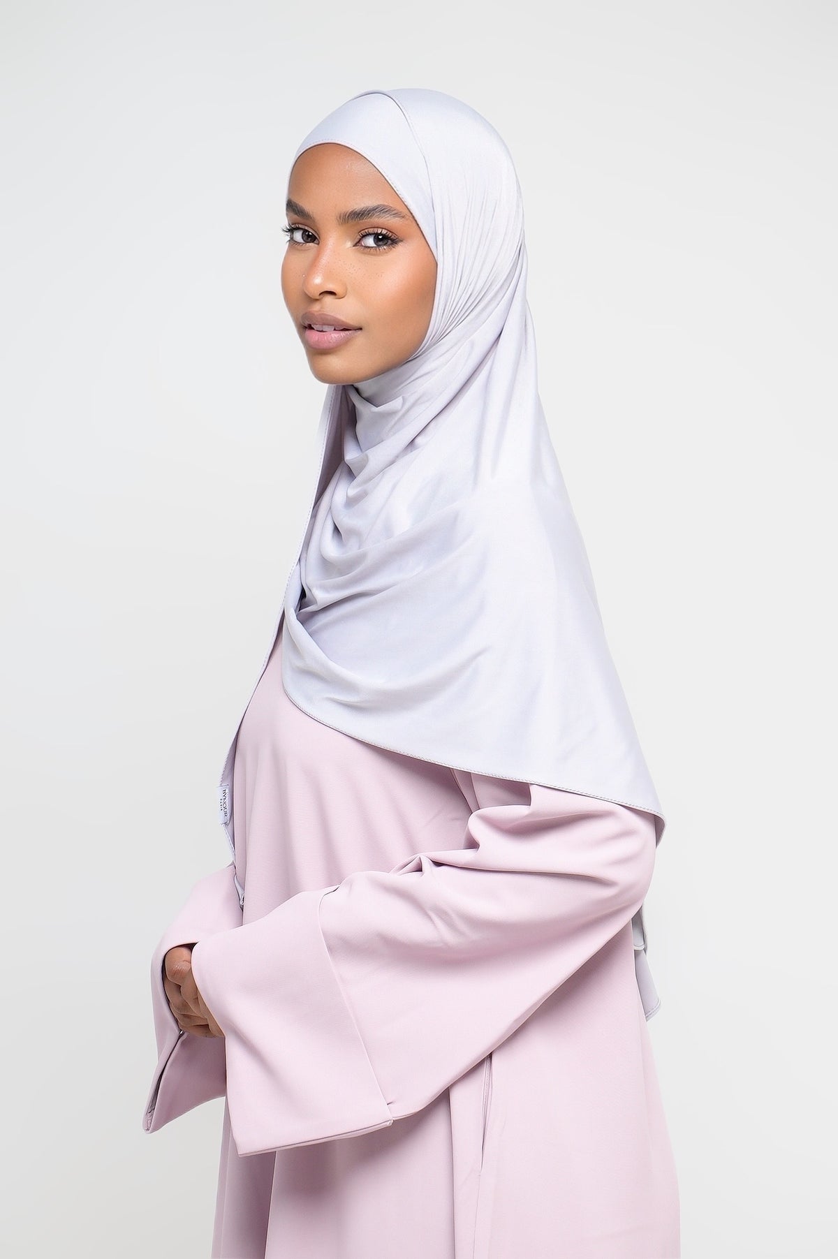 Hijab Jersey Liquid Gris Perle