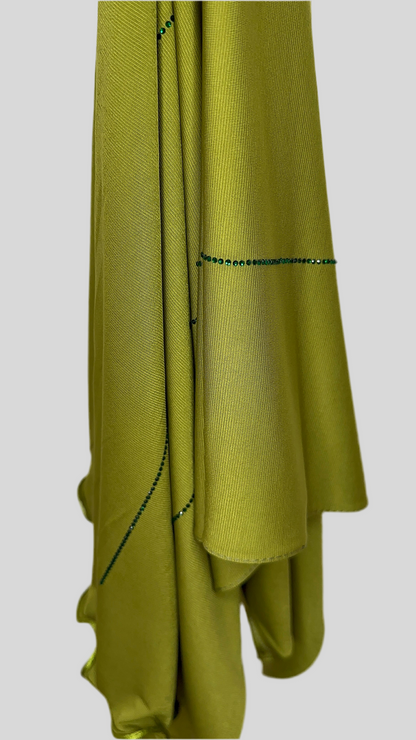 Hijab Jersey Strass Froufrou