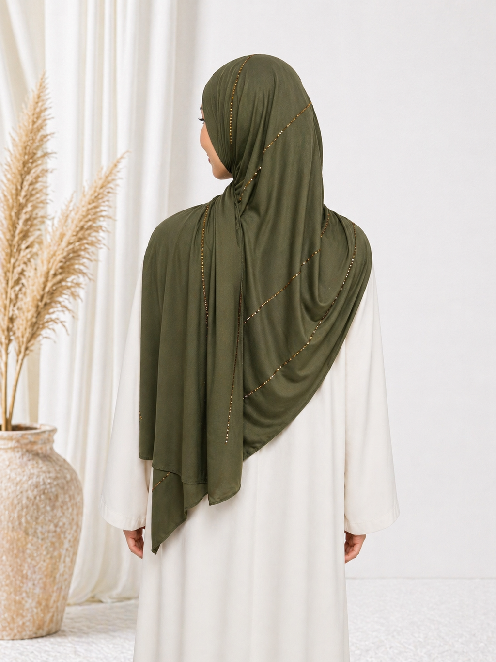 Hijab Jersey Strass BY NOUR – vue produit 4