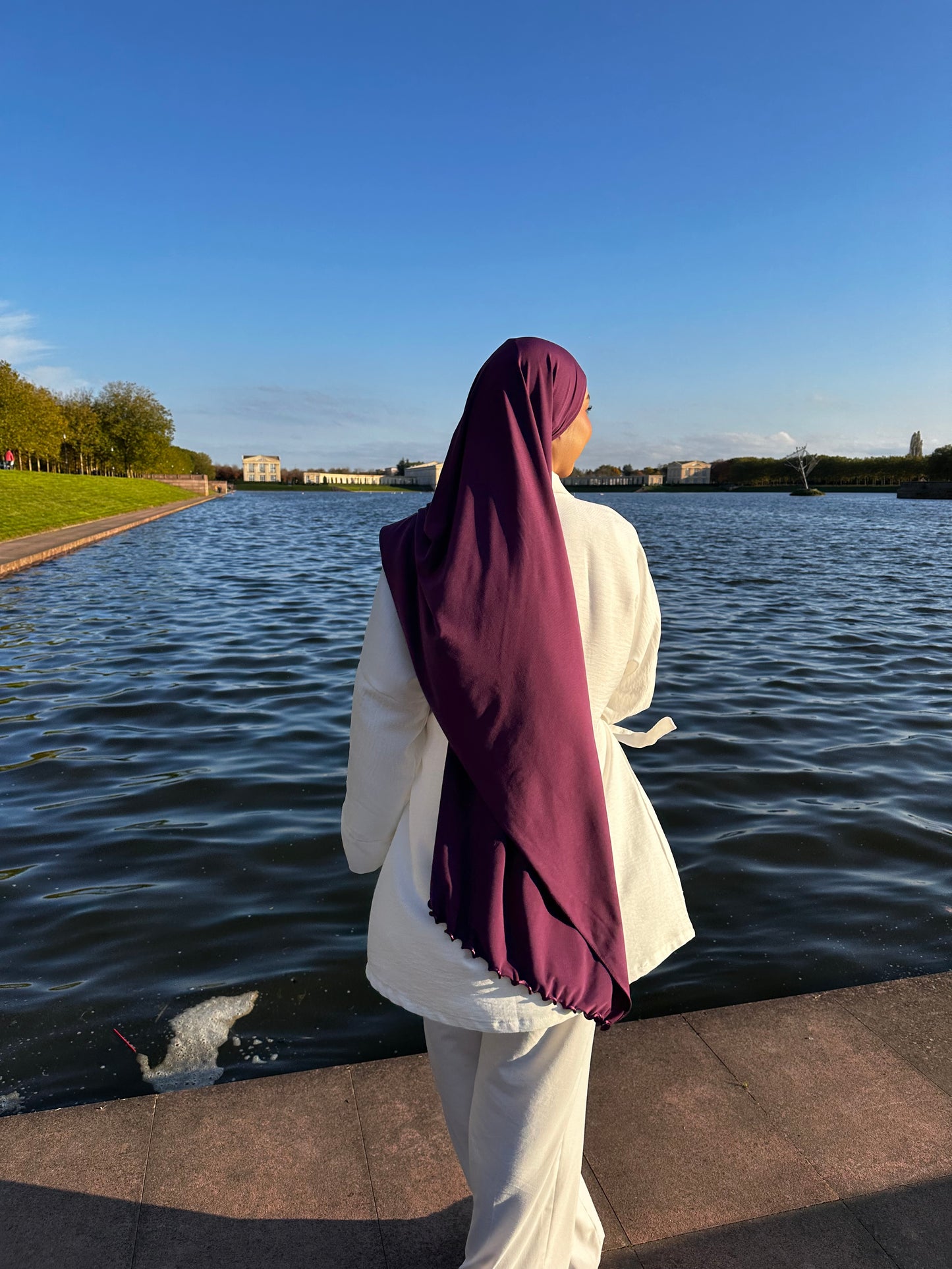 Hijab Froufrou Jersey Premium BYNOUR - Hijab Élégant avec Bord Froufrou, Disponible en Plusieurs Coloris