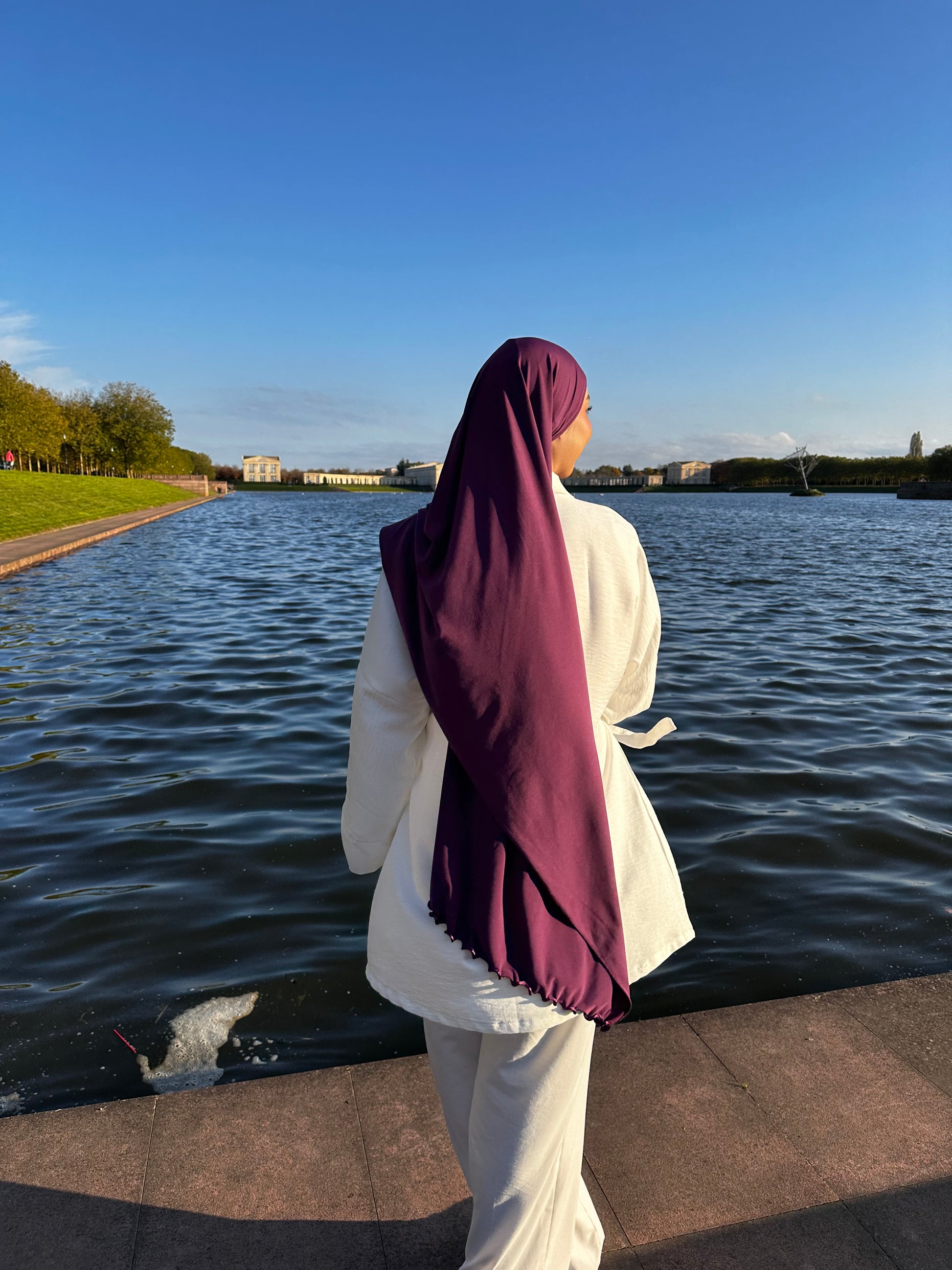 Hijab Froufrou Jersey Premium BYNOUR - Hijab Élégant avec Bord Froufrou, Disponible en Plusieurs Coloris