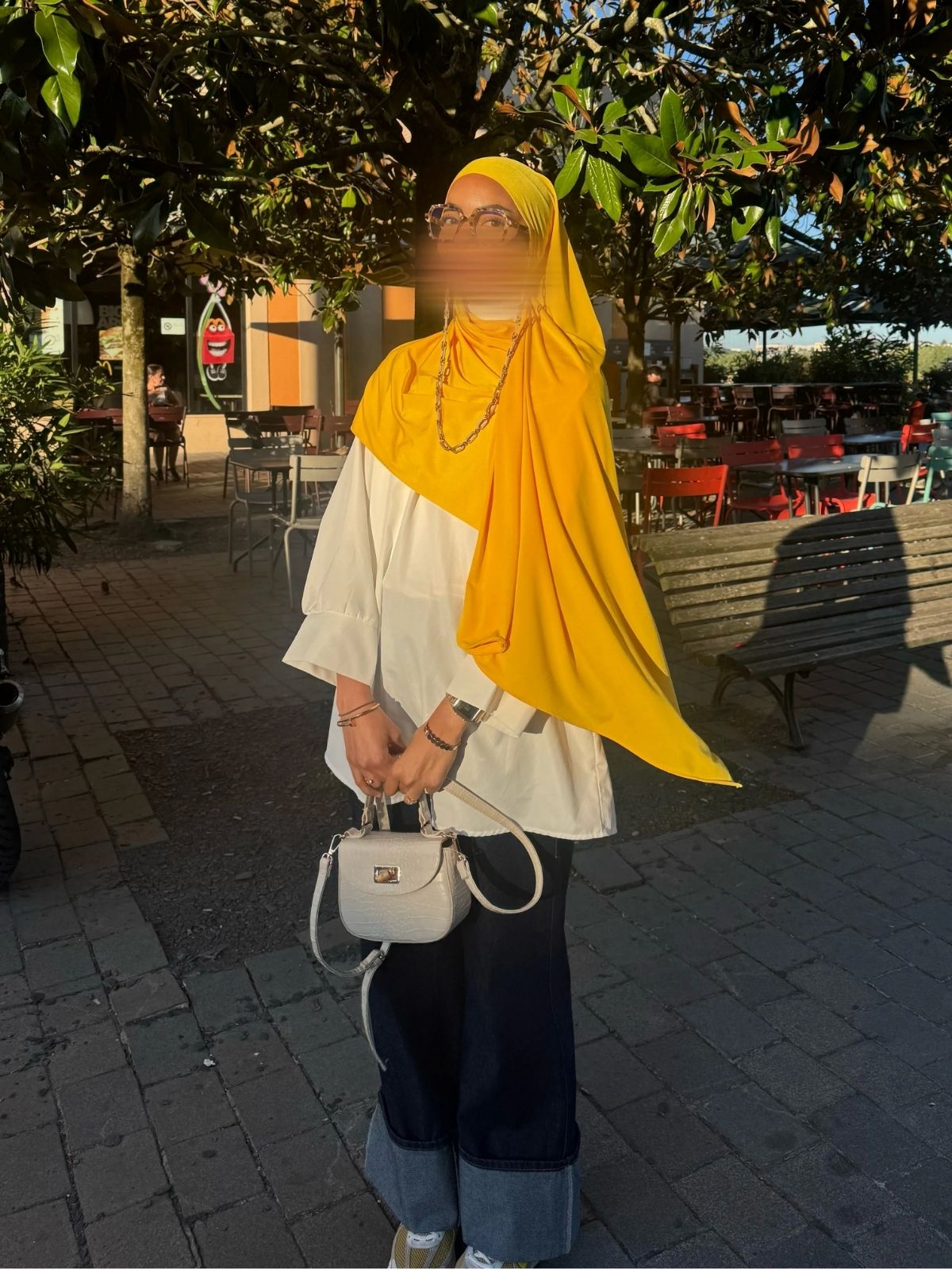 Hijab Jersey Premium  Jaune citron Luxe, tissu léger, tendance 2026