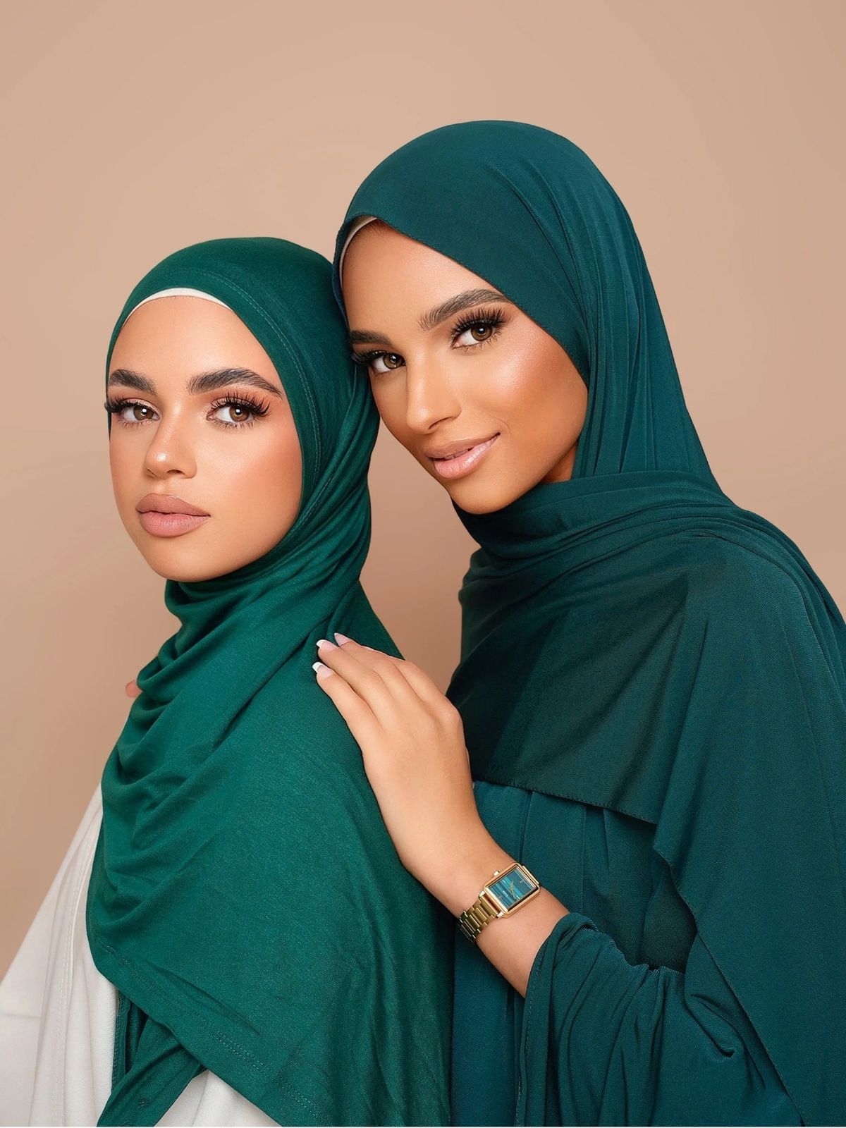 Hijab Modal Coton BYNOUR - Hijab Opaque Respirant Extra Long 210×80 cm, Disponible en Plusieurs Coloris