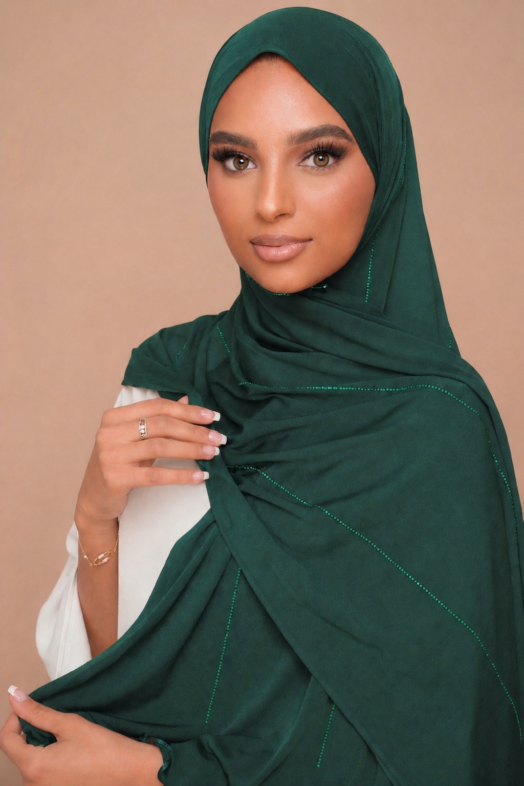 Hijab Jersey Strass