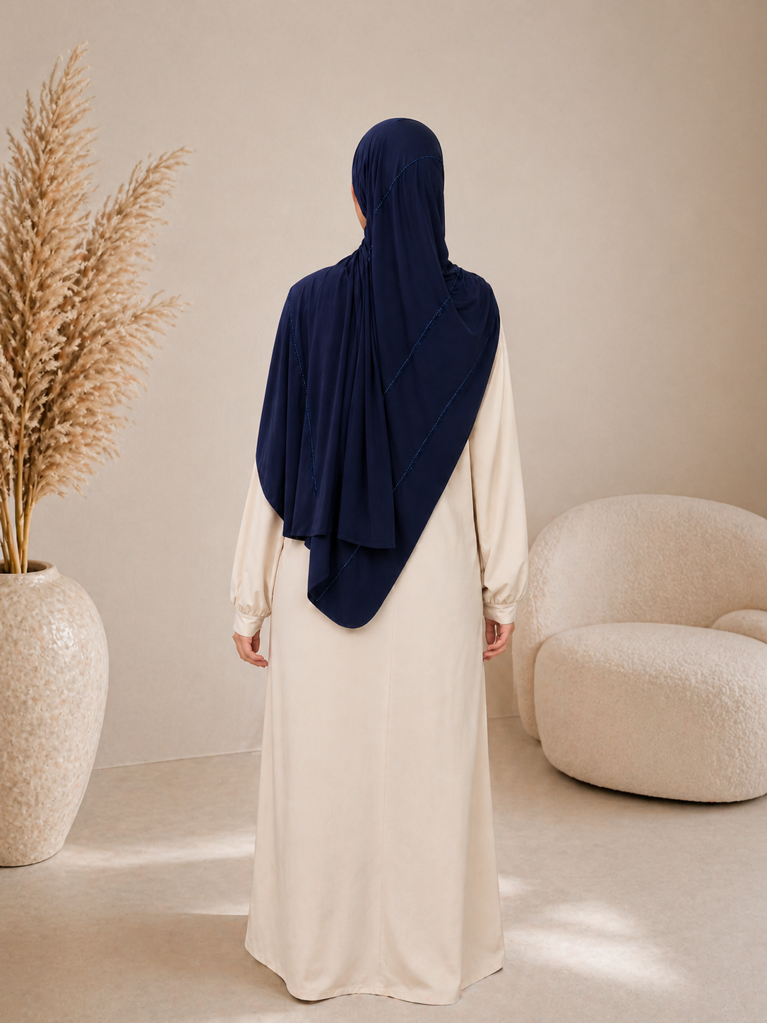 Hijab Jersey Strass