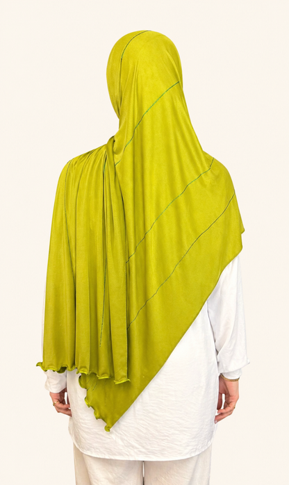 Hijab Jersey Strass Froufrou