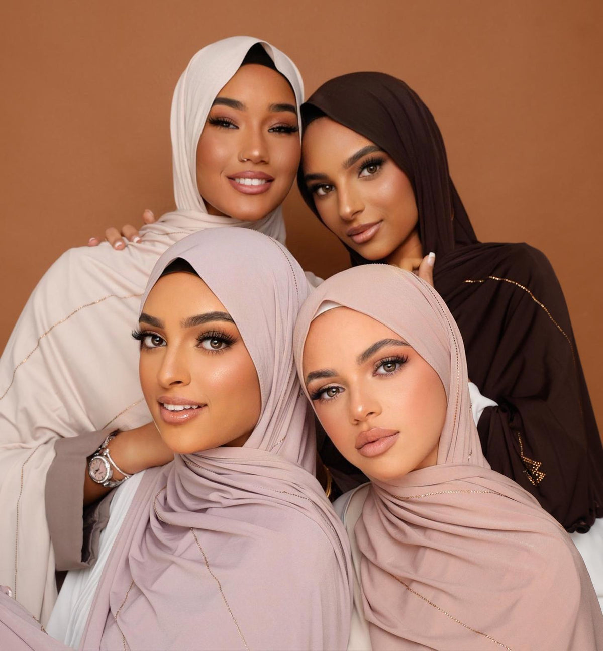 Hijab Jersey Strass Froufrou BY NOUR – vue produit 4