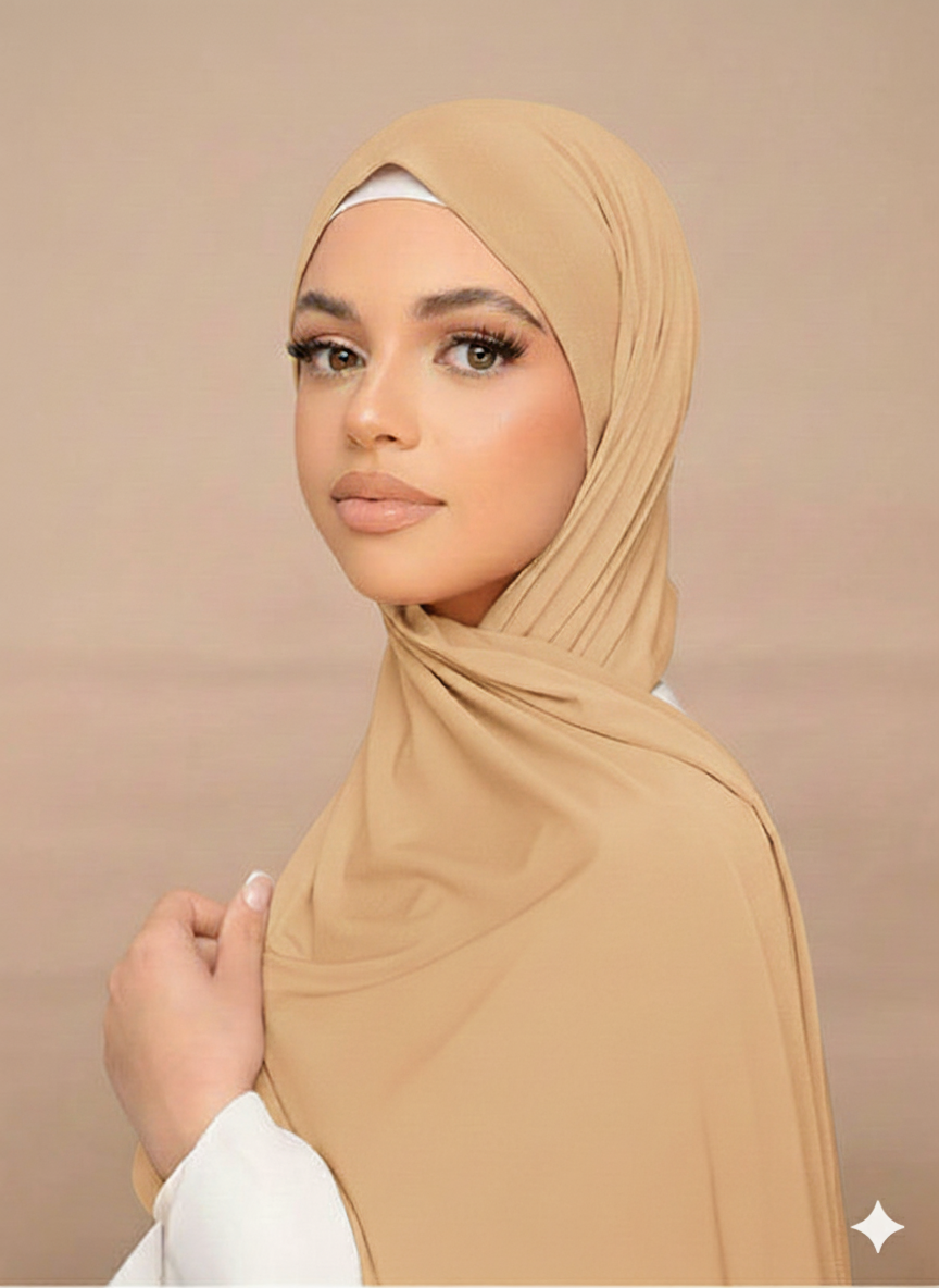 Hijab Jersey Premium Luxe BYNOUR - Maxi Hijab Opaque 200cm