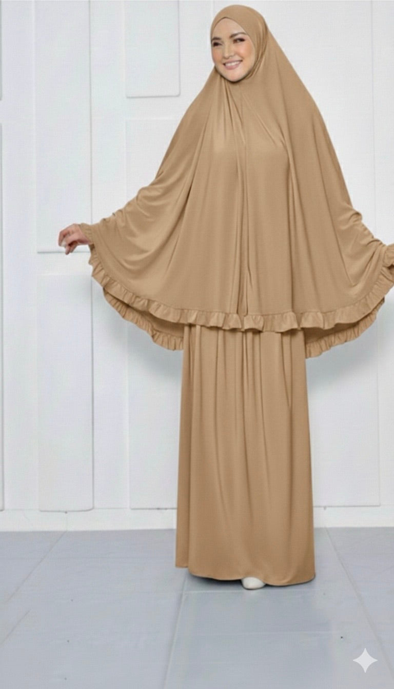 Tenue de Prière Beige Sable Ramadan 2026 : Élégance de Prière Chic et Confort