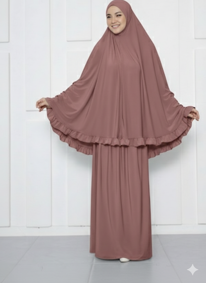 Tenue de Prière  Bois de Rose Ramadan 2026 : Élégance de Prière Chic et Confort