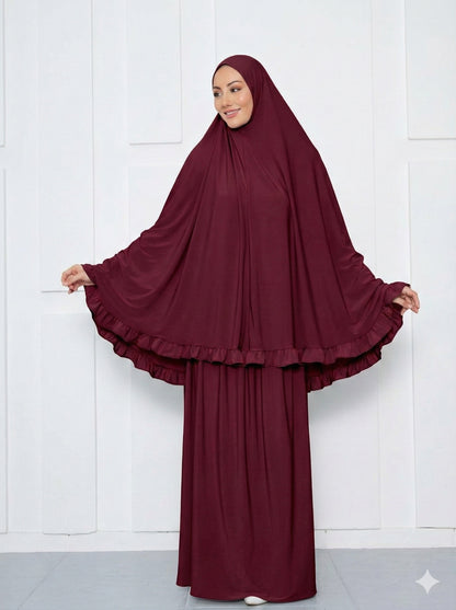 Tenue de Prière Bordeau Ramadan 2026 : Élégance de Prière Chic et Confort