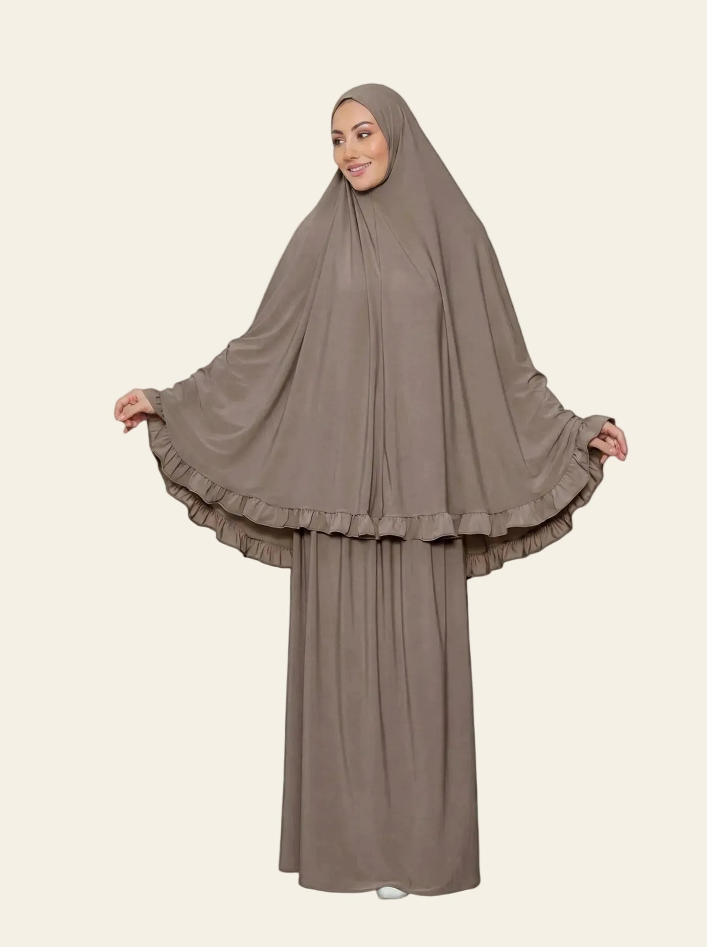 Tenue de Prière Taupe Ramadan 2026 : Élégance de Prière Chic et Confort