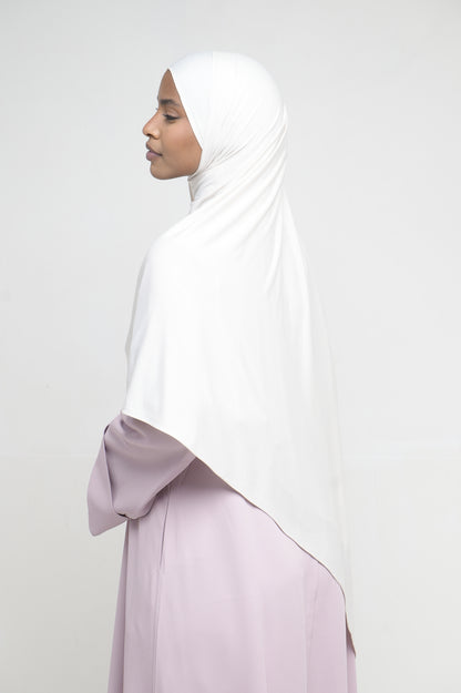 Hijab Jersey Liquid Crème BY NOUR – vue produit 2