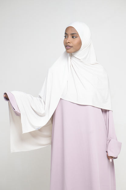 Hijab Jersey Liquid Crème BY NOUR – vue produit 1