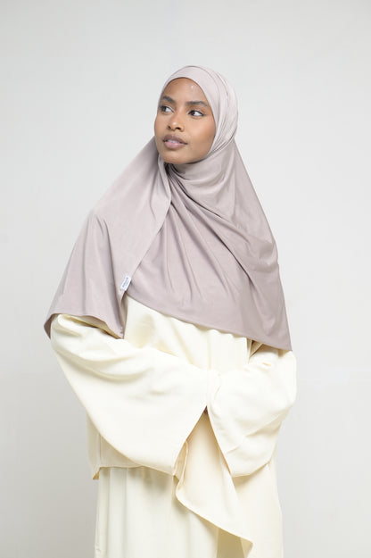 Hijab Jersey Liquid Latte BY NOUR – vue produit 3