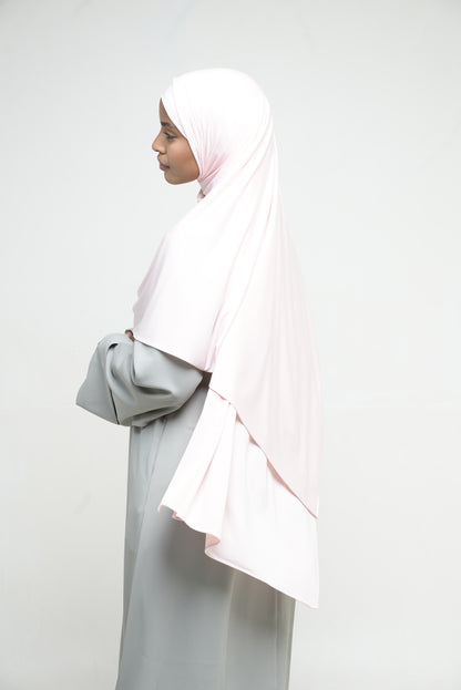 Hijab Jersey Liquid Rose Pastel BY NOUR – vue produit 3