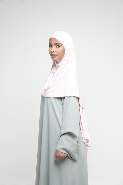 Hijab Jersey Liquid Rose Pastel BY NOUR – vue produit 1
