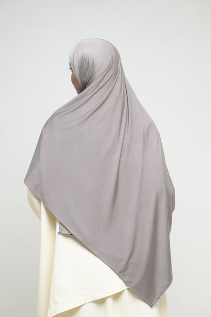 Hijab Jersey Liquid Vert Kaki BY NOUR – vue produit 3