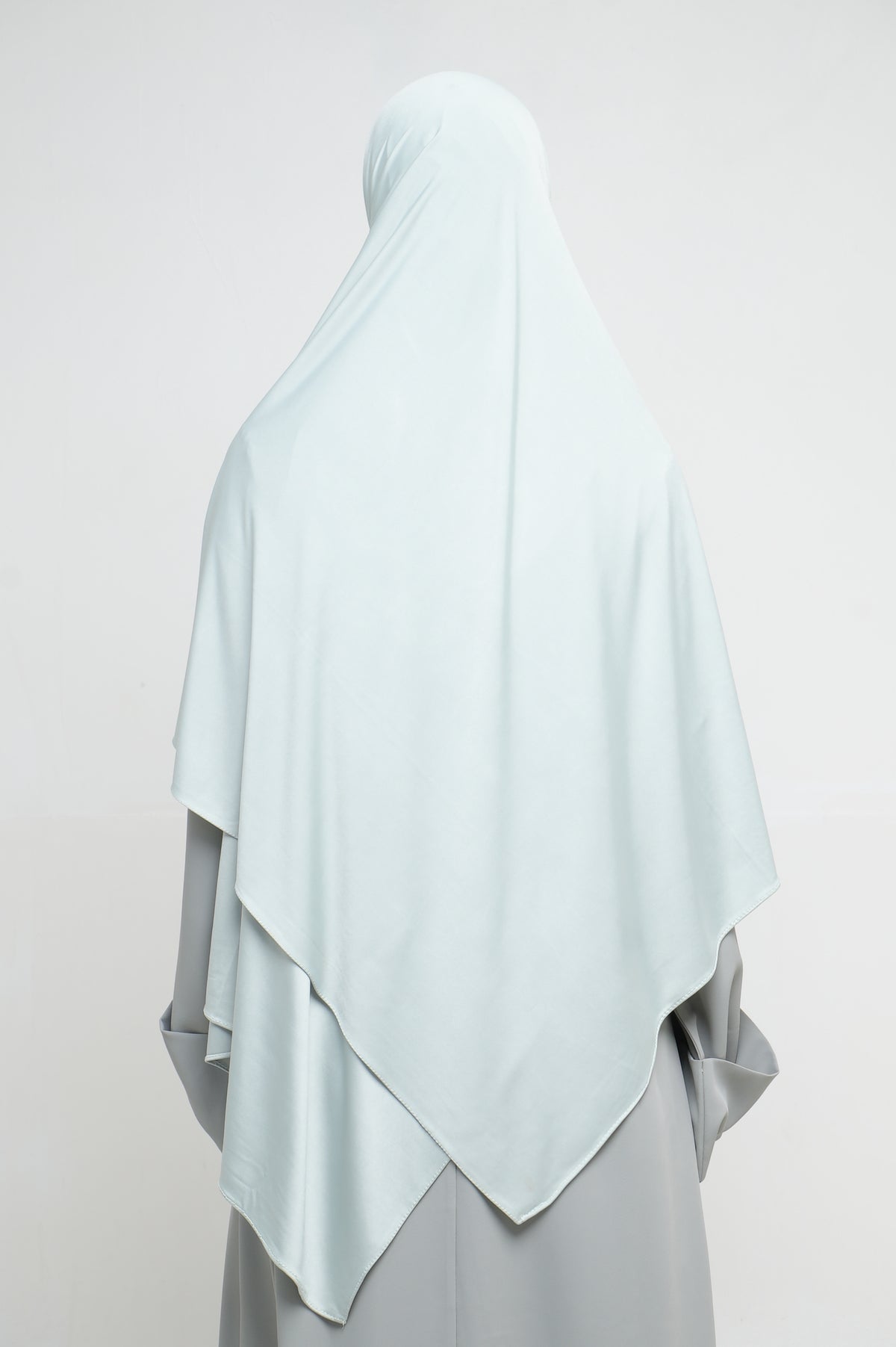 Hijab Jersey Liquid Vert Pastel BY NOUR – vue produit 3