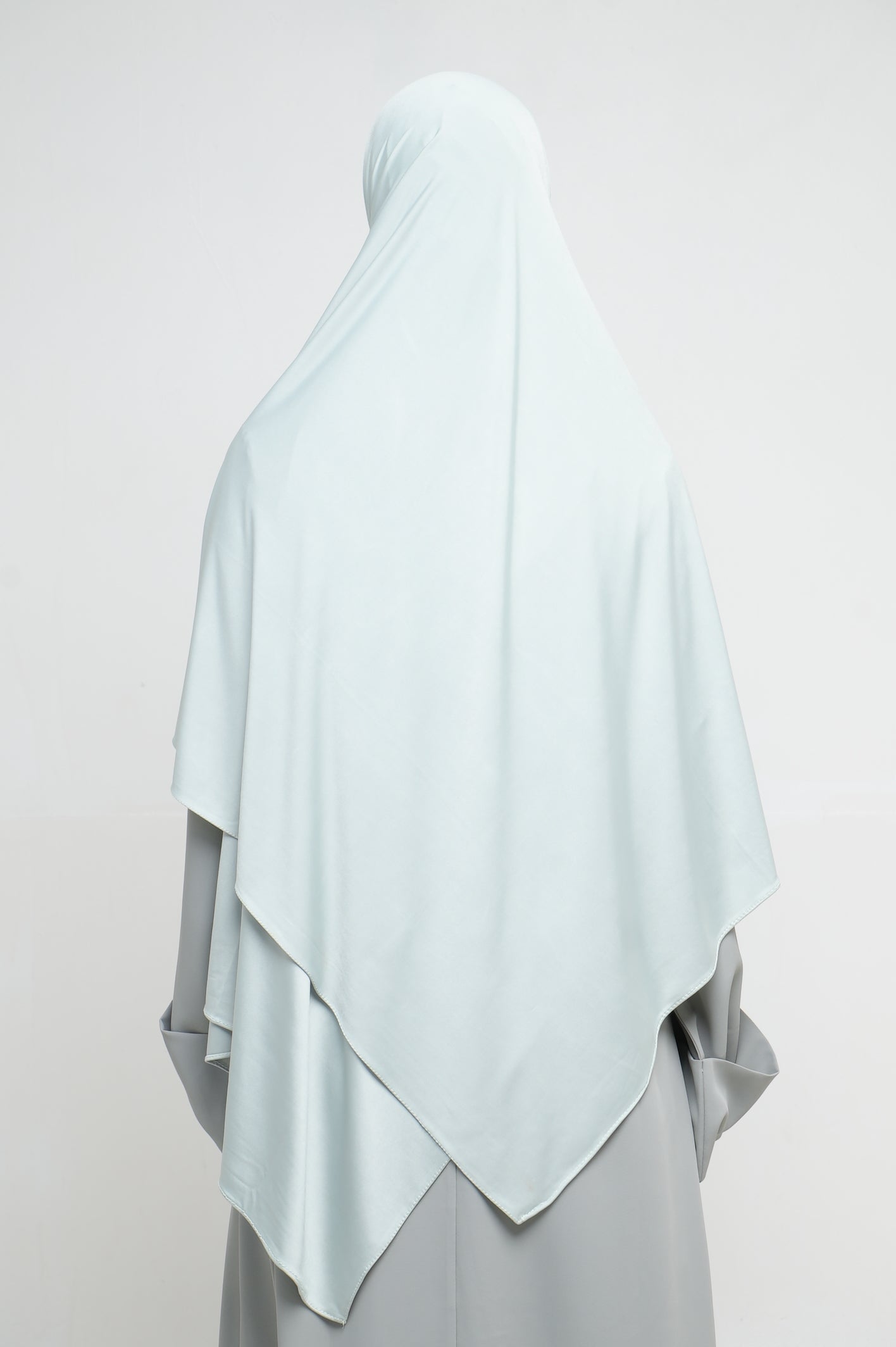 Hijab Jersey Liquid Vert Pastel BY NOUR – vue produit 3