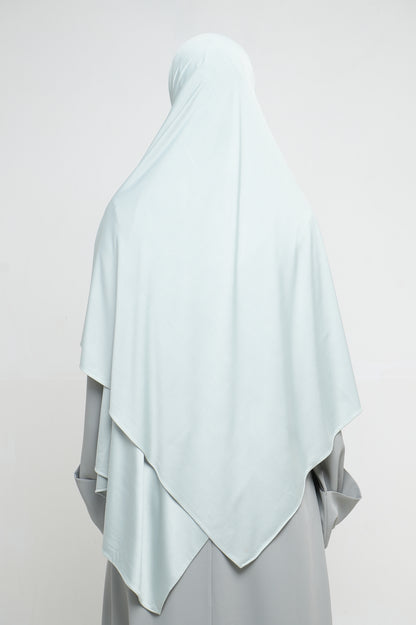 Hijab Jersey Liquid Vert Pastel BY NOUR – vue produit 3