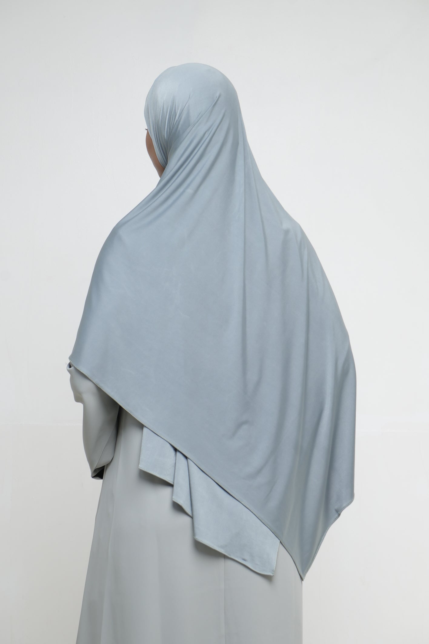 Hijab Jersey Liquid Vert Sauge BY NOUR – vue produit 2