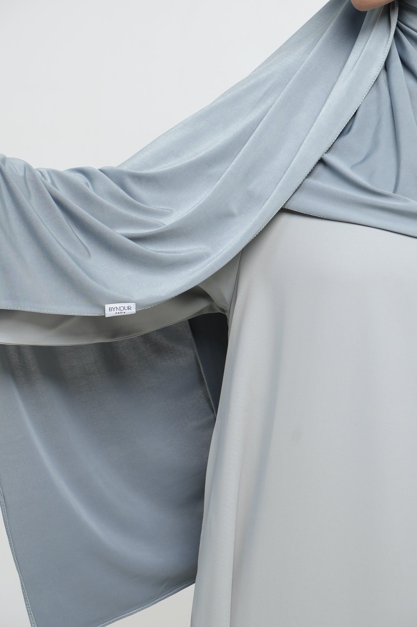 Hijab Jersey Liquid Vert Sauge BY NOUR – vue produit 3