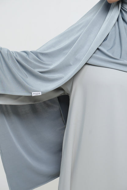Hijab Jersey Liquid Vert Sauge BY NOUR – vue produit 3