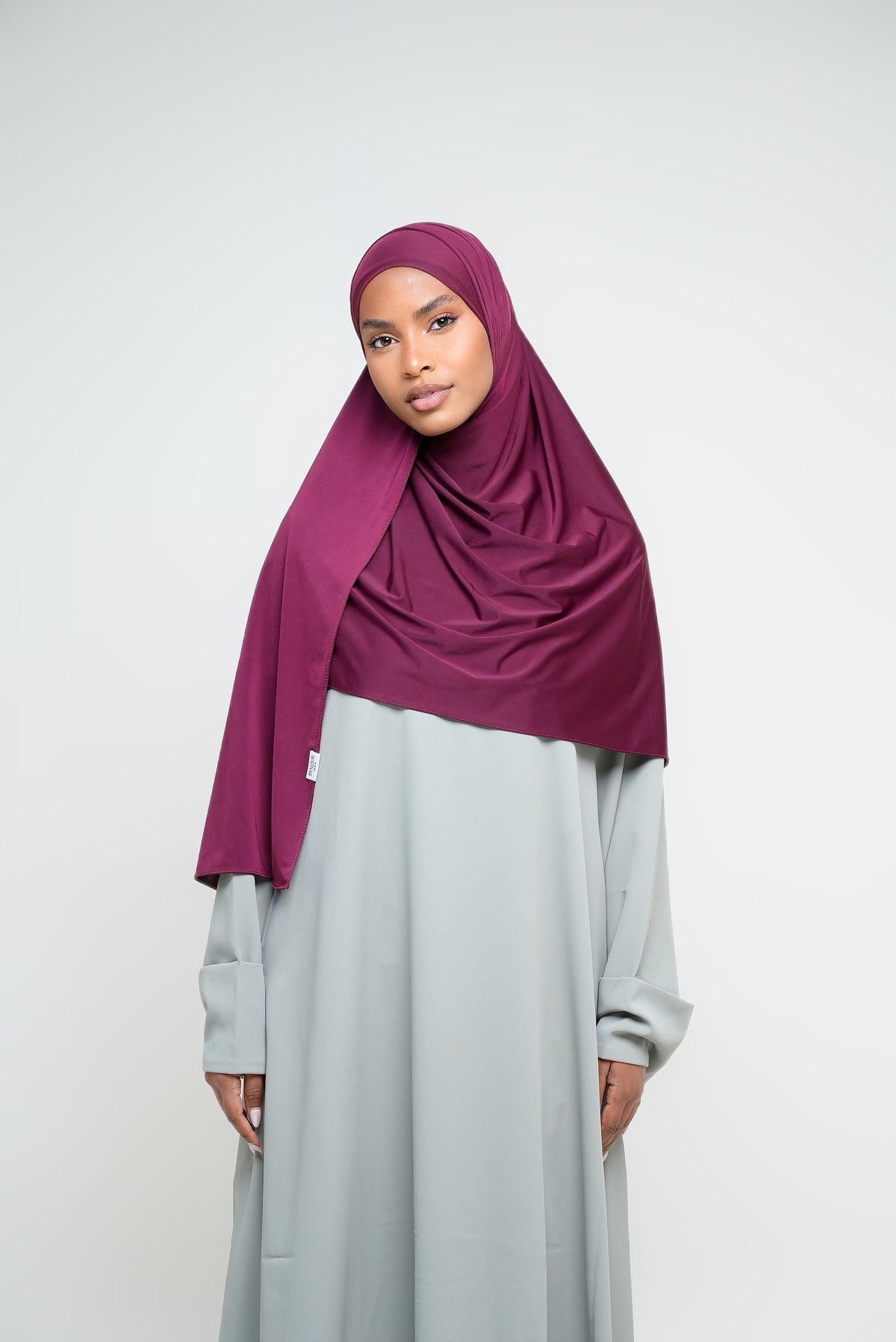 Hijab Jersey Liquid Bordeaux Burgundy