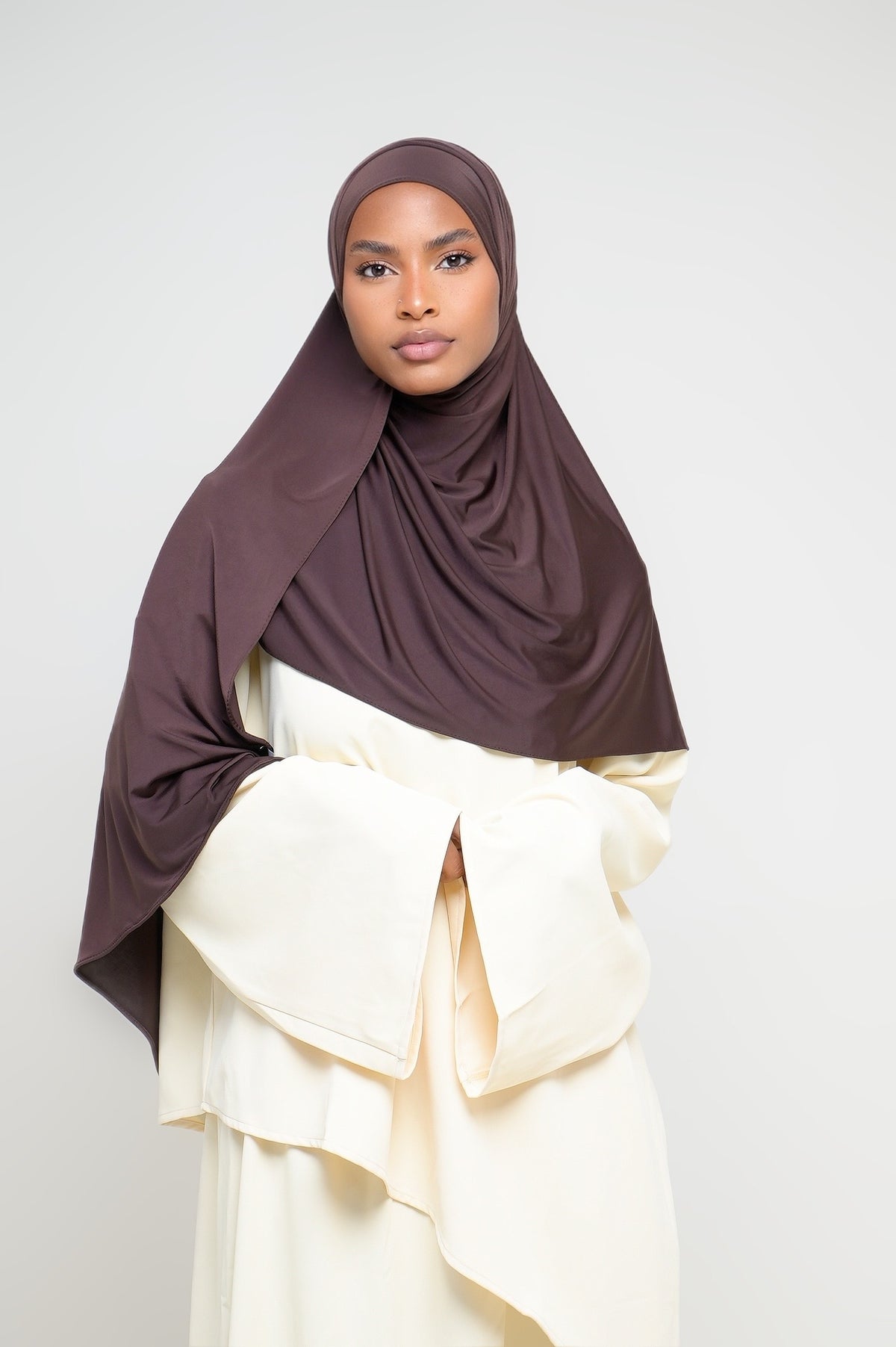 Hijab Jersey Liquid Chocolat