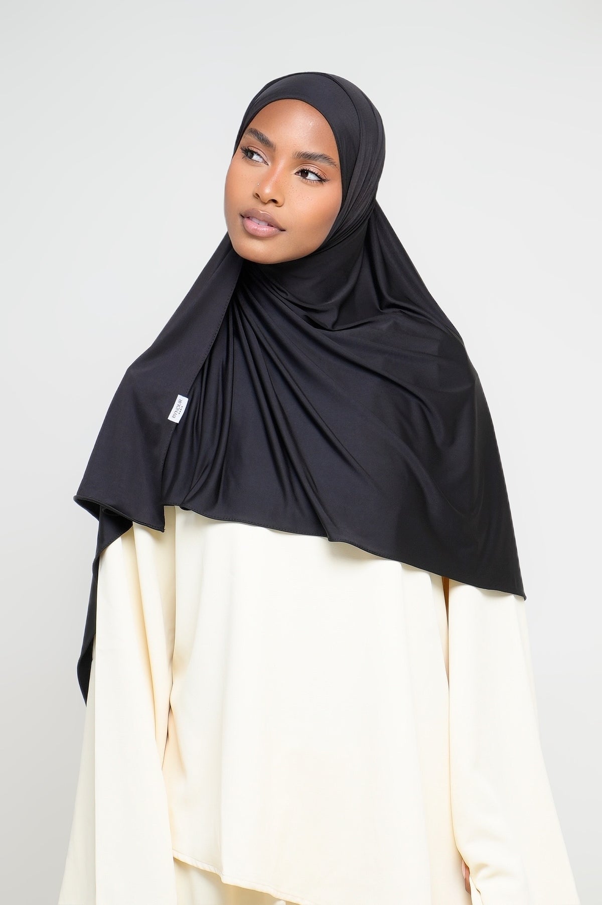 Hijab Jersey Liquid Noir