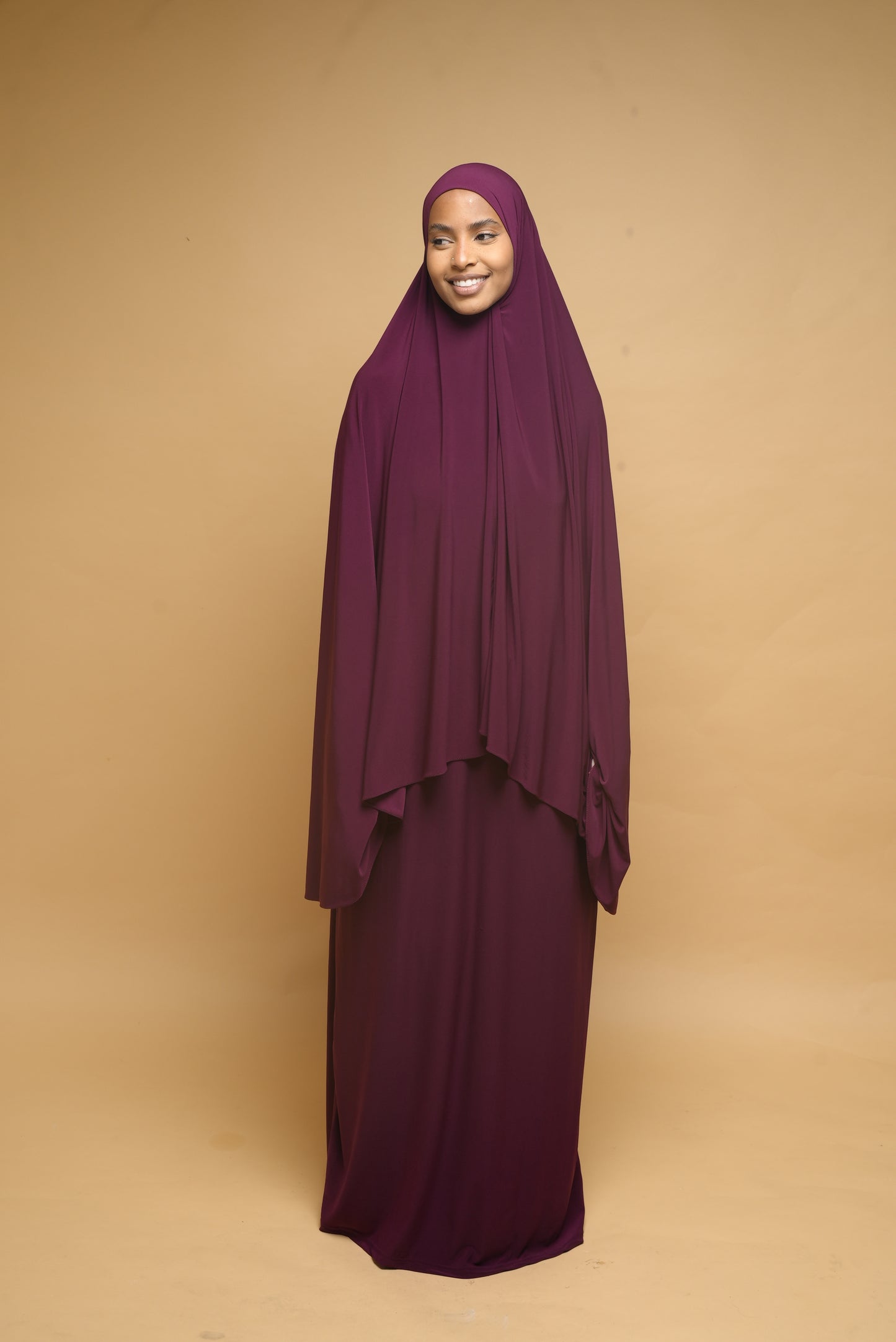 Robe de prière Abaya et Khimar BY NOUR Cherry - vue 1