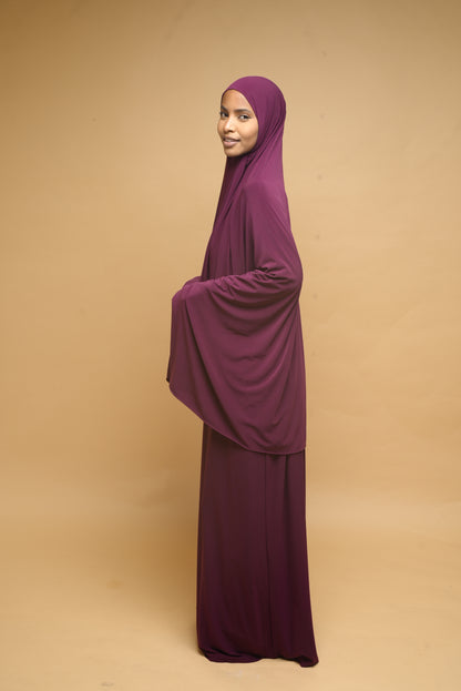 Robe de prière Abaya et Khimar BY NOUR Cherry - vue 3