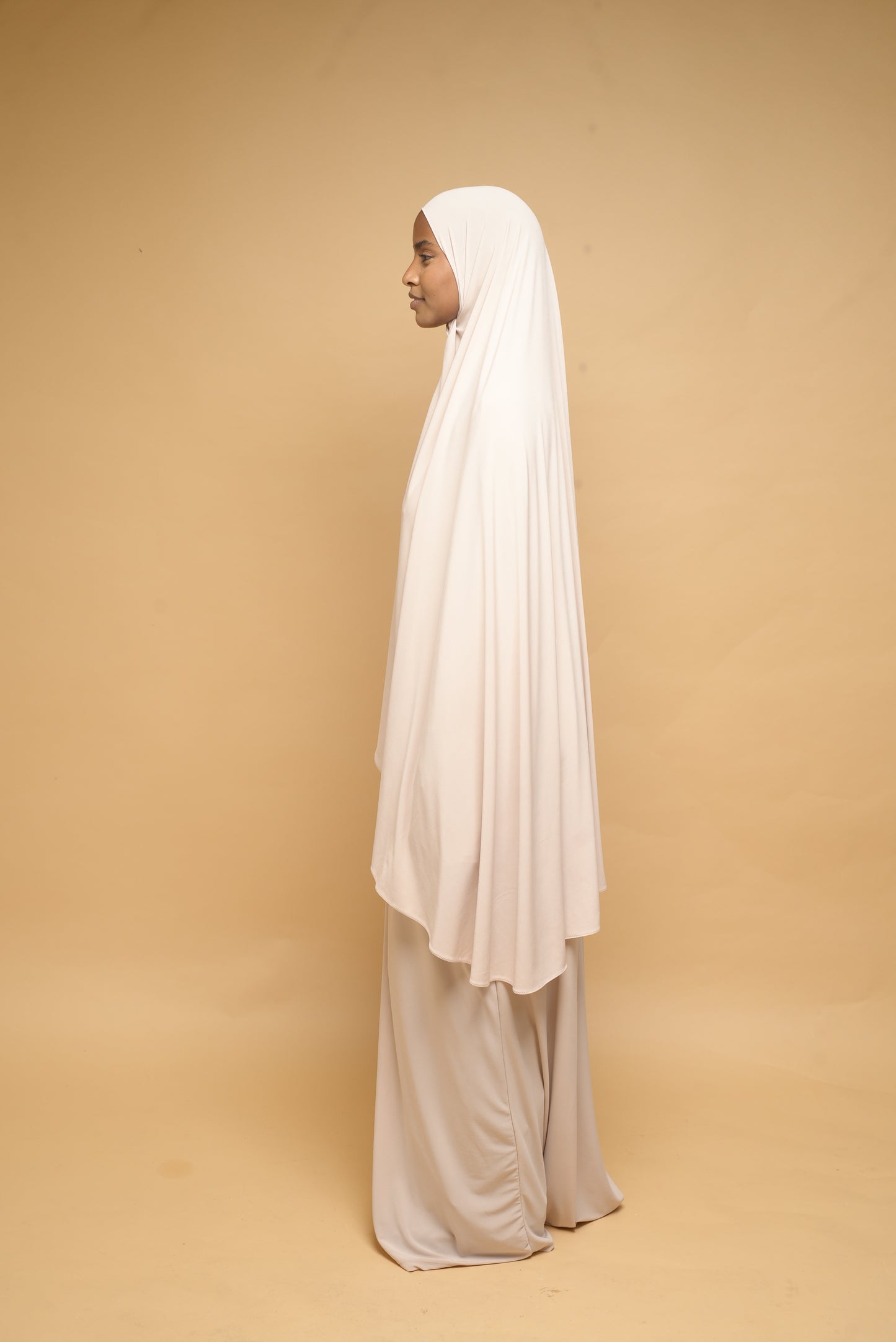 Robe de prière Abaya et Khimar BY NOUR Creme - vue 3