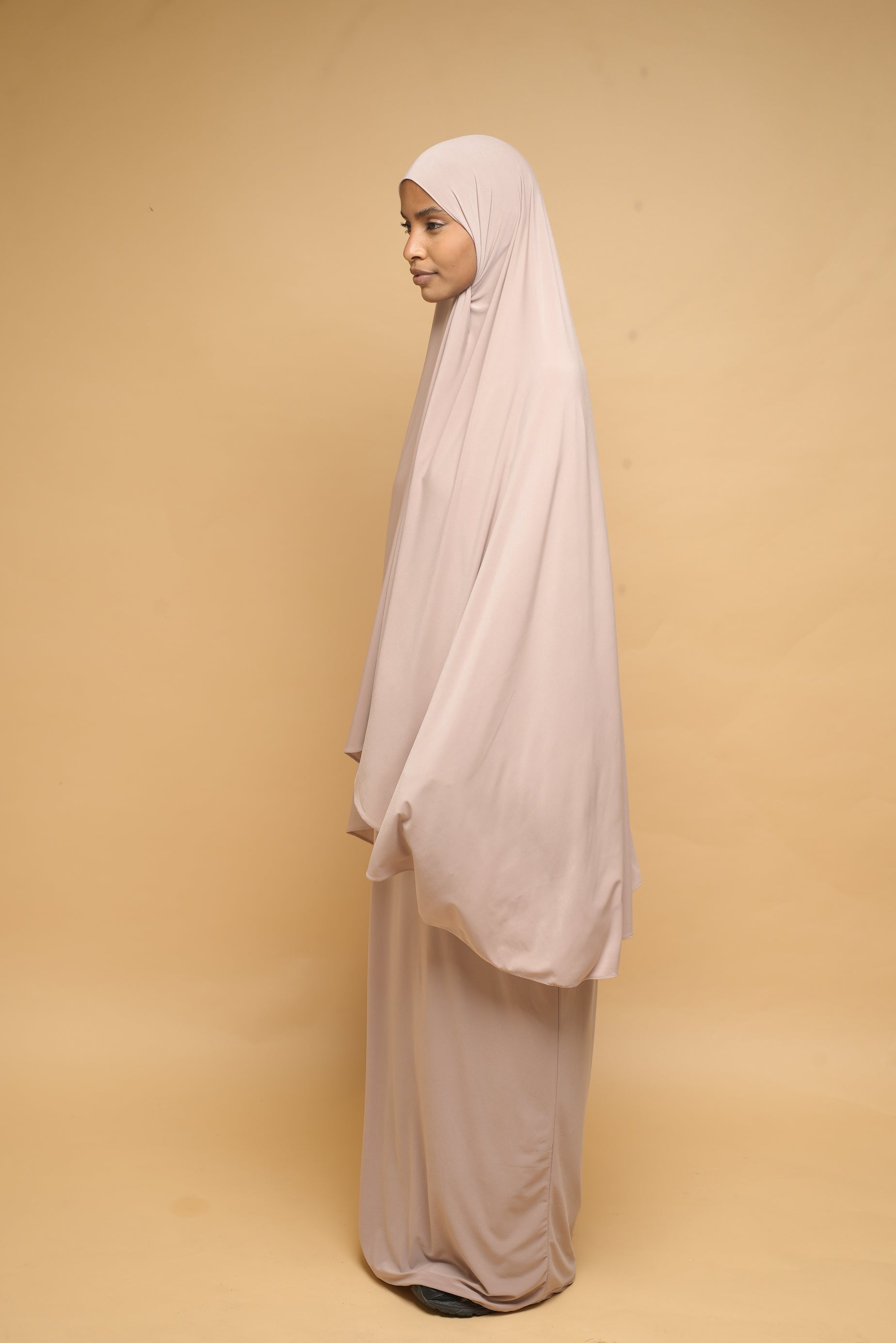 Robe de prière Abaya et Khimar BY NOUR Nude - vue 2
