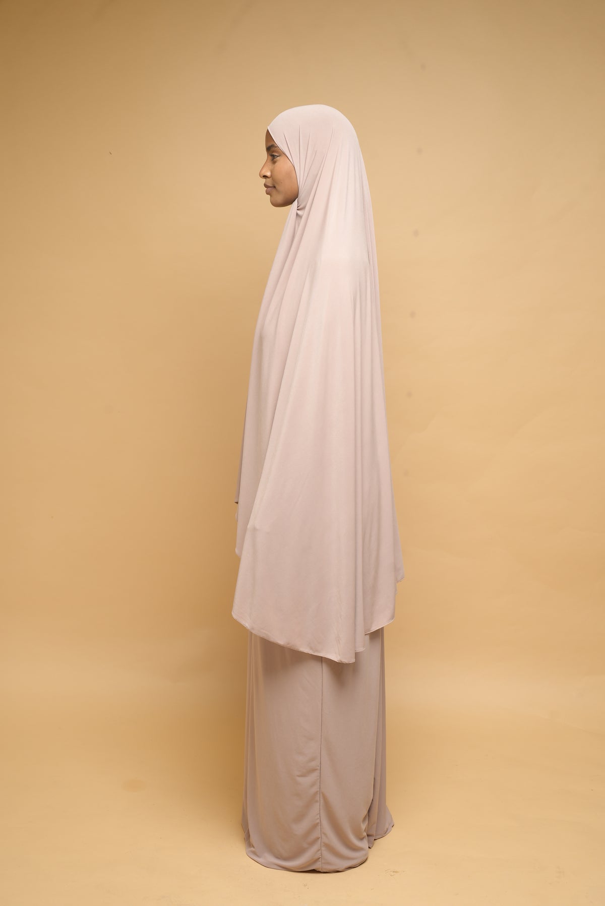 Robe de prière Abaya et Khimar BY NOUR Nude - vue 3