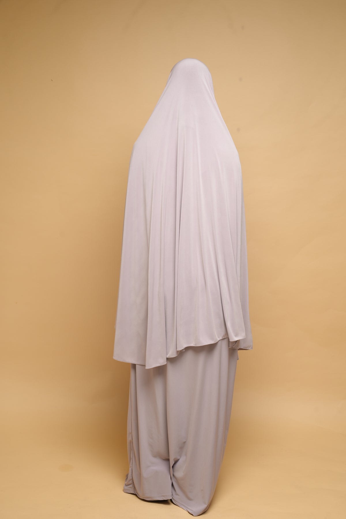 Robe de prière Abaya et Khimar BY NOUR Parme Clair - vue 6