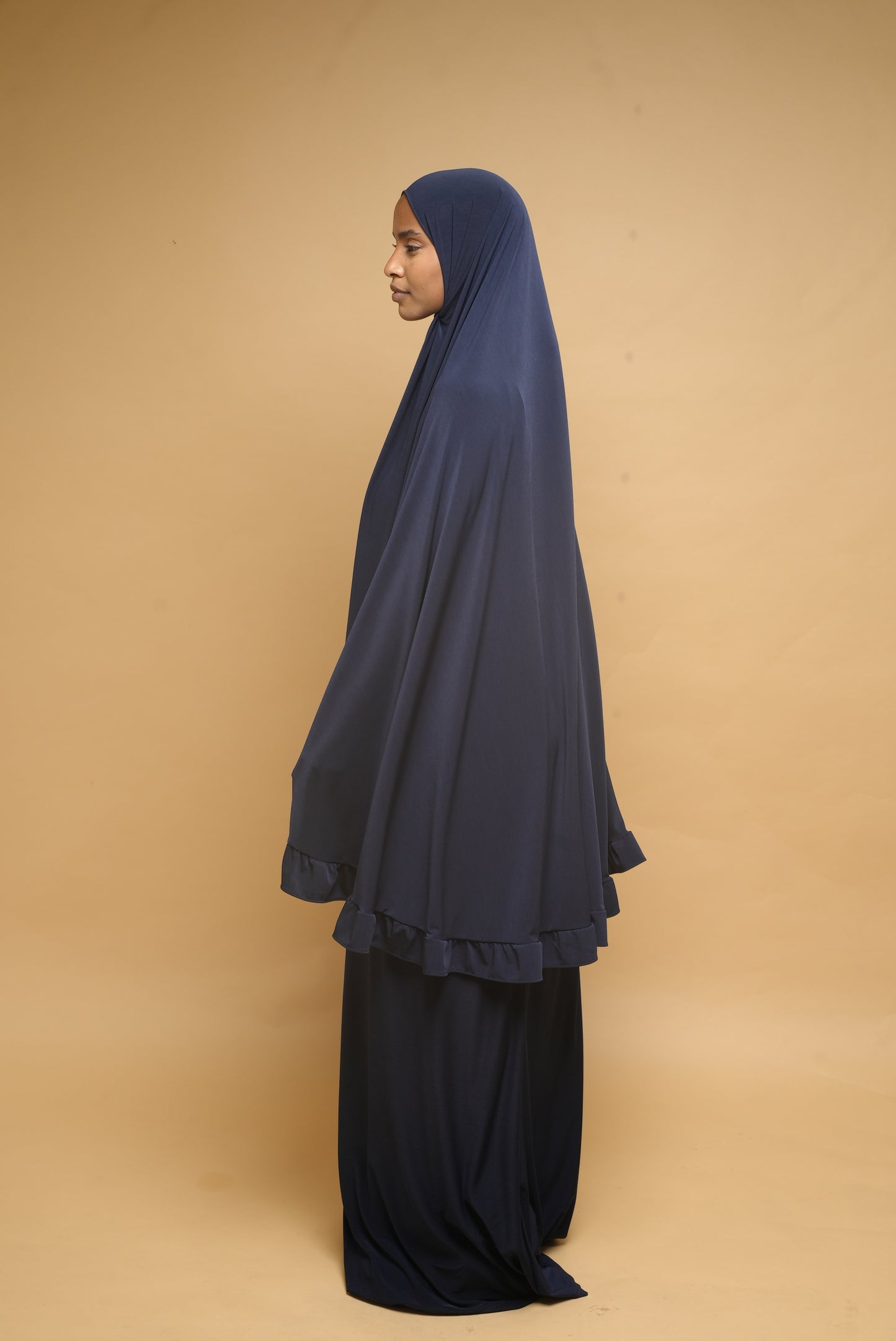 Robe de prière Jupe et Khimar BY NOUR Bleu Marine - vue 6