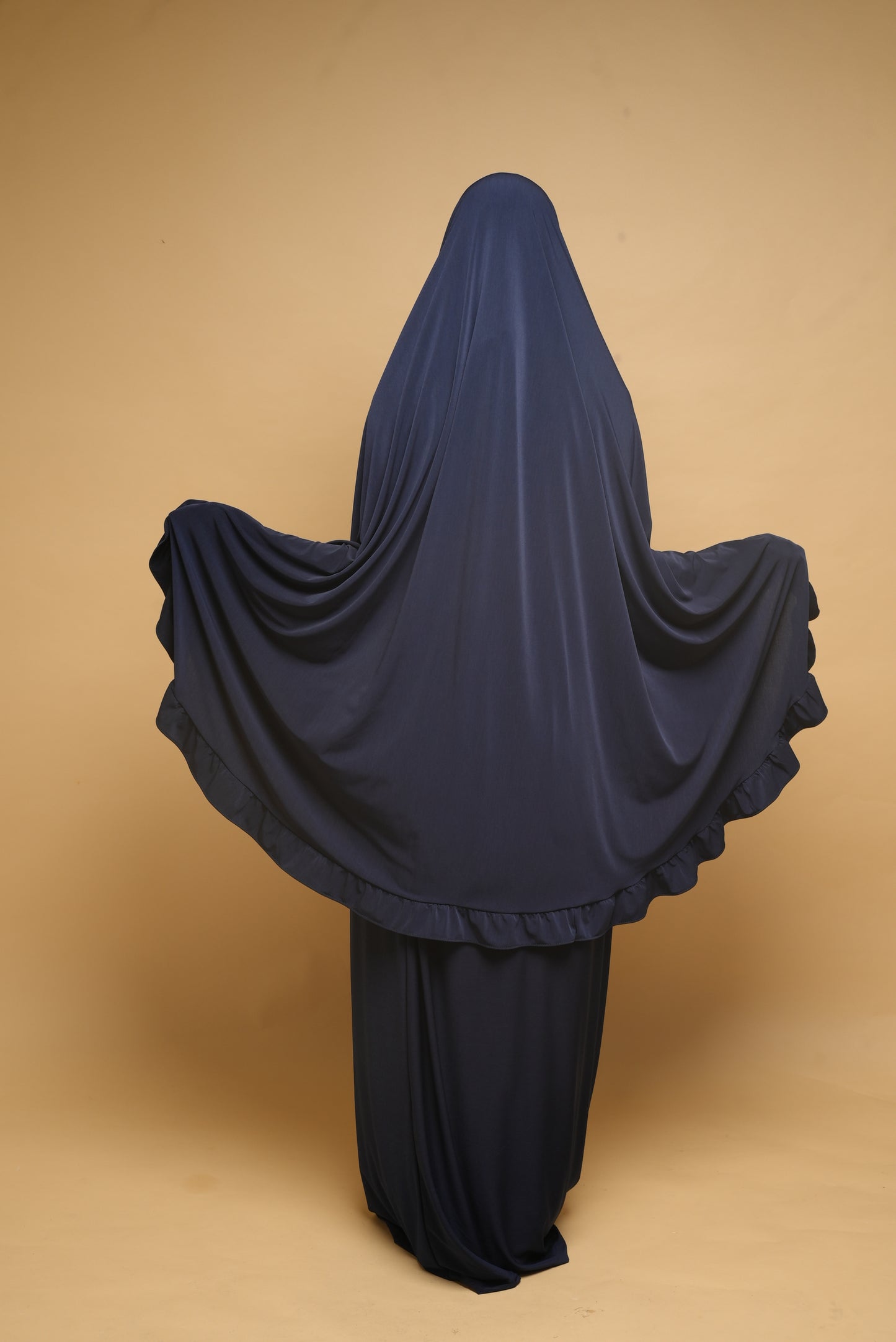 Robe de prière Jupe et Khimar BY NOUR Bleu Marine - vue 8