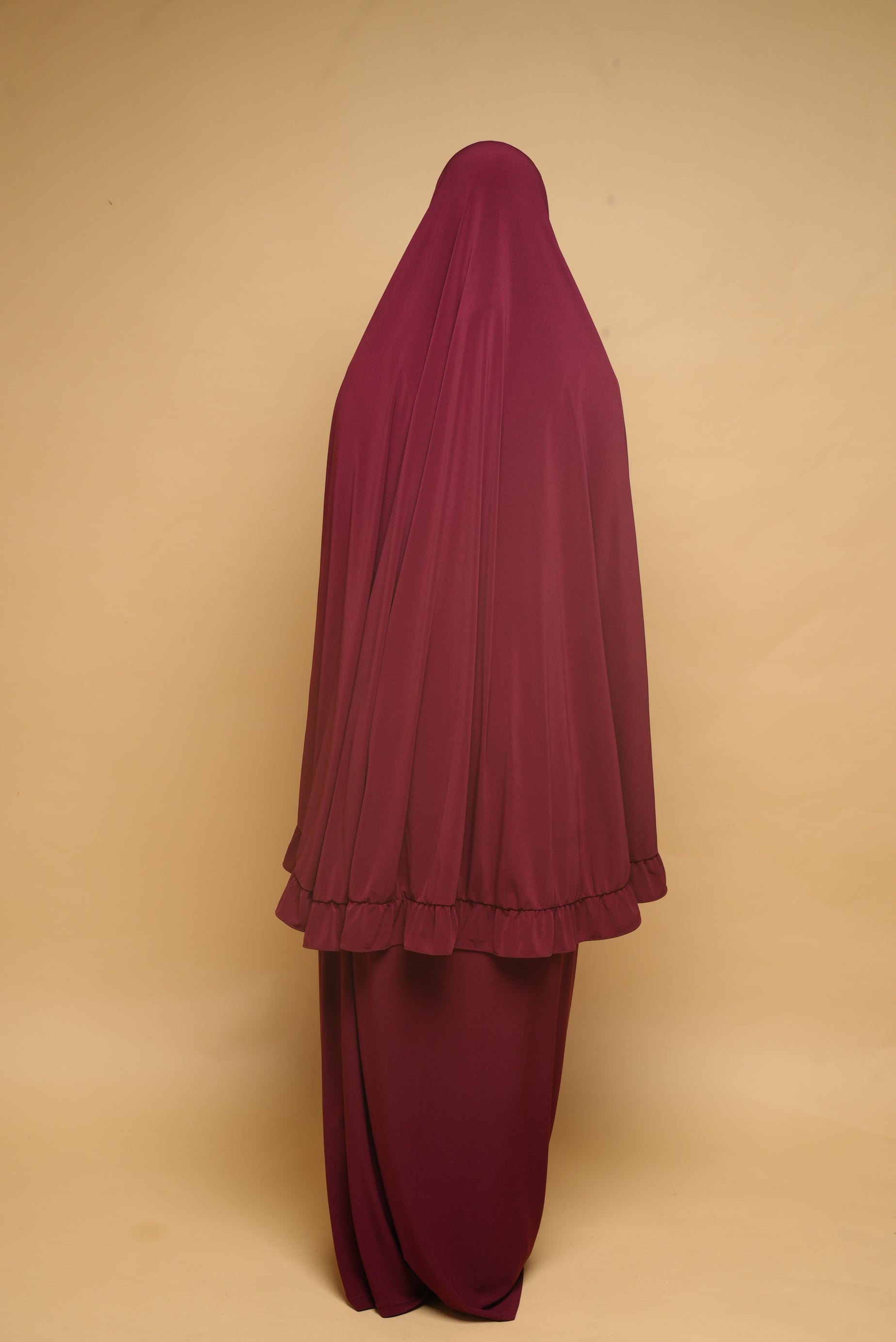 Robe de prière Jupe et Khimar BY NOUR Bordeau - vue 8