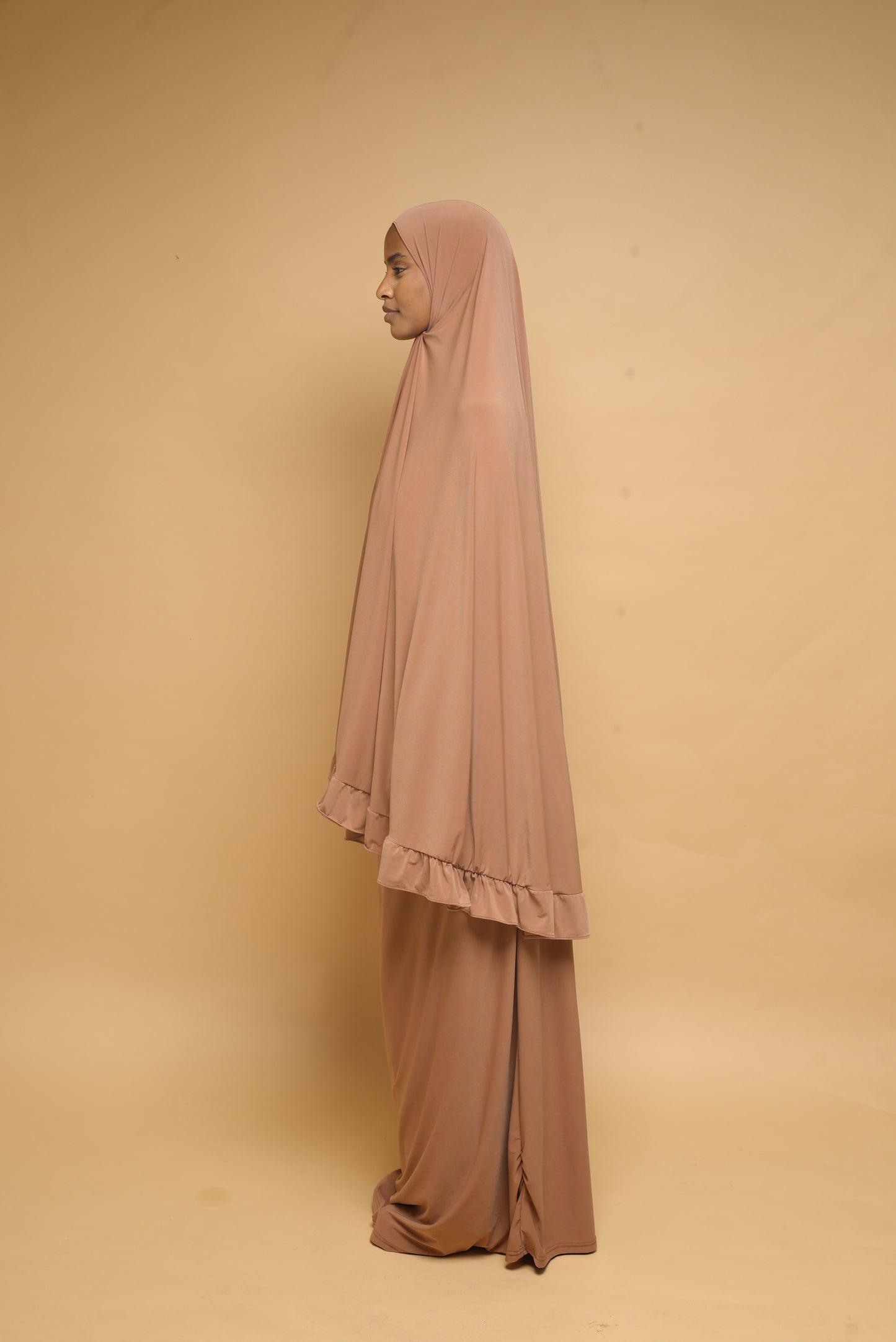 Robe de prière Jupe et Khimar BY NOUR Camel - vue 6