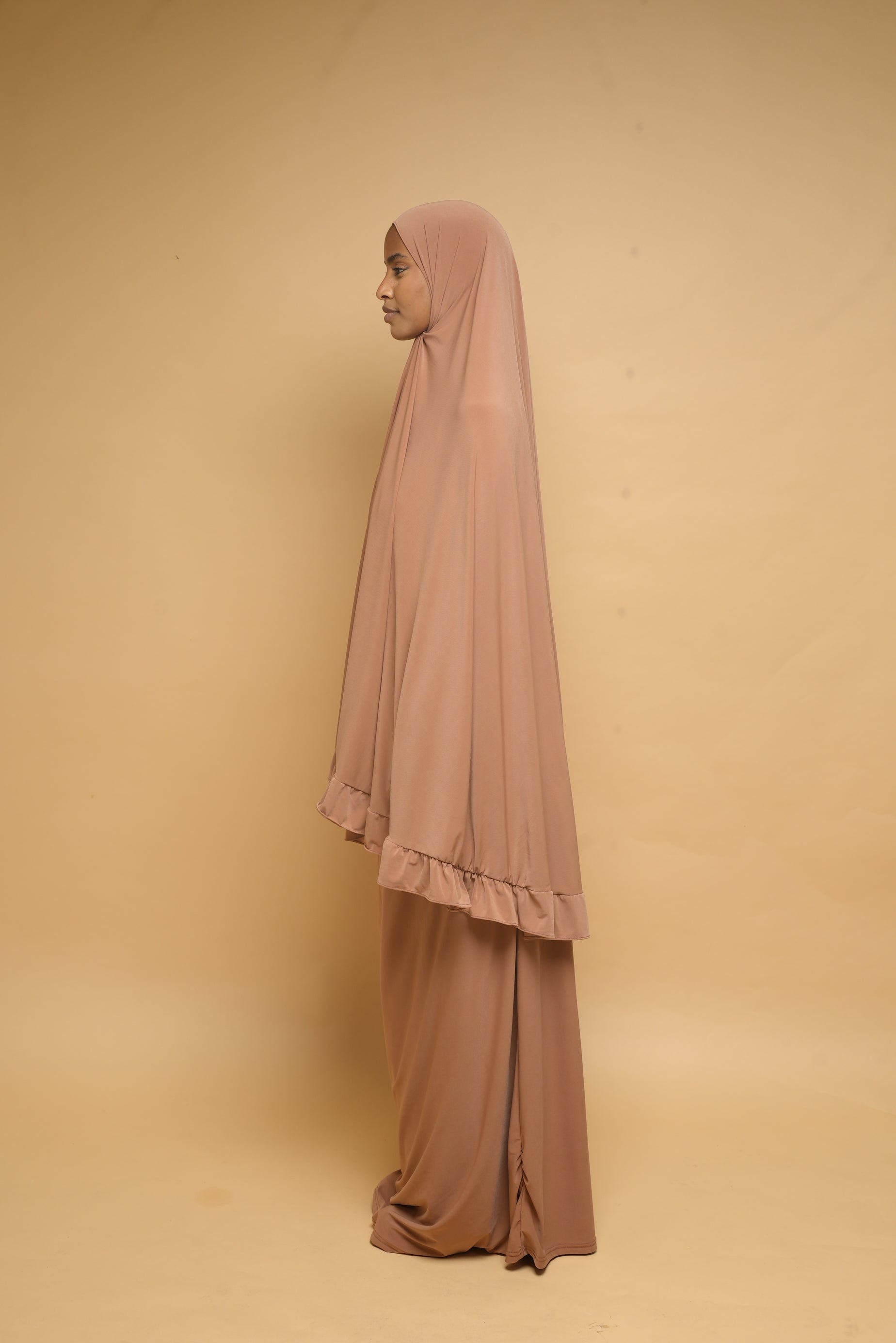 Robe de prière Jupe et Khimar BY NOUR Camel - vue 6