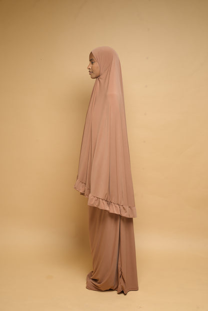 Robe de prière Jupe et Khimar BY NOUR Camel - vue 6